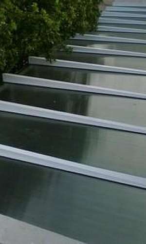 Cobertura de vidro para corredor Cobertura de vidro para corredor