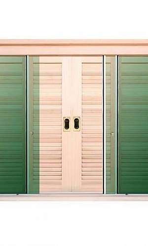 Janela de vidro temperado com veneziana Janela de vidro temperado com veneziana