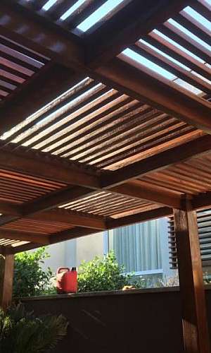 Pergolado de madeira Pergolado de madeira