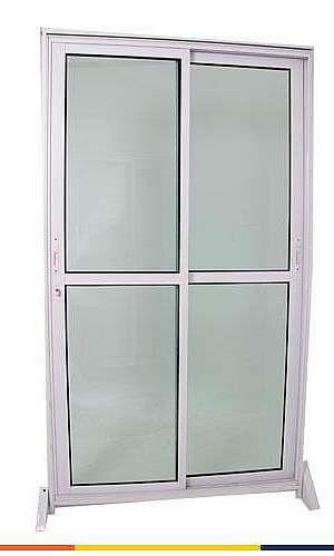 Porta de alumínio duas folhas Porta de alumínio duas folhas