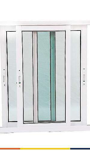 Porta de correr 4 folhas alumínio Porta de correr 4 folhas alumínio